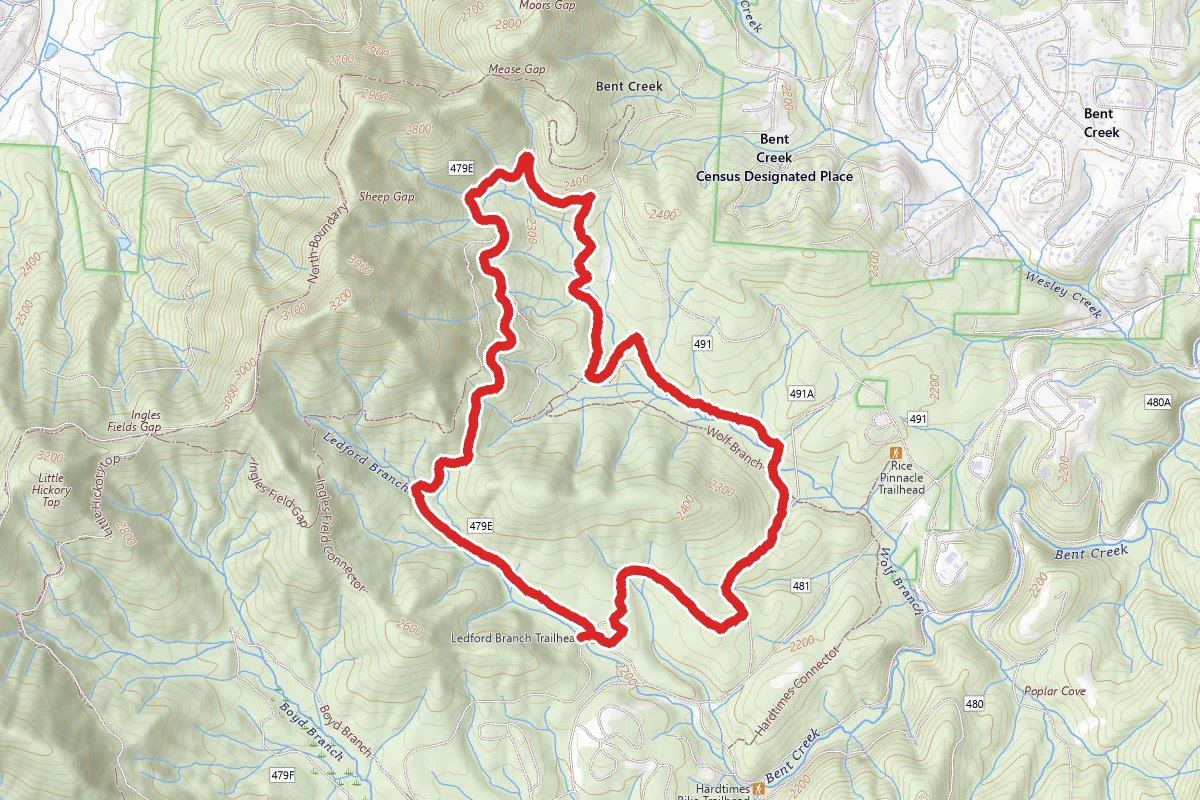 Deer Lake Lodge and Ledford Branch Road Loop