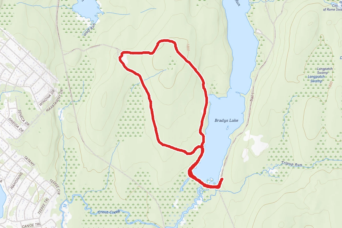 Brady's Dam Loop