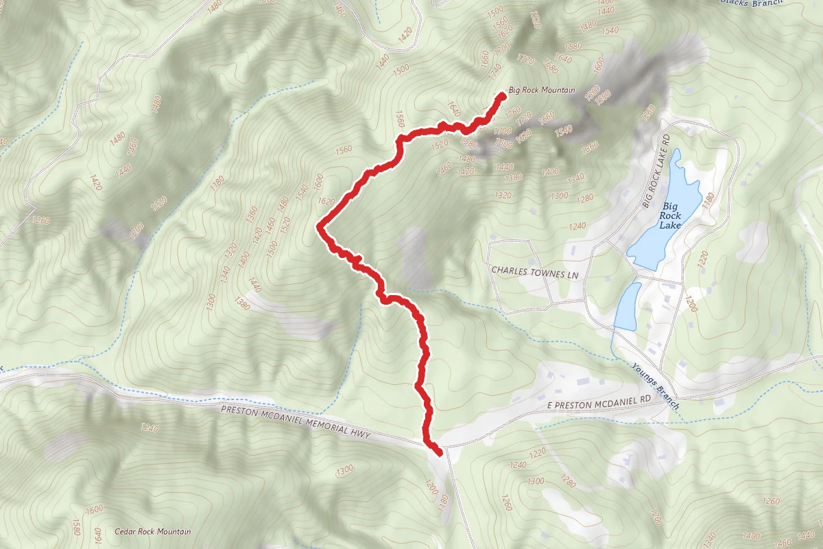 Big Rock Mountain Trail