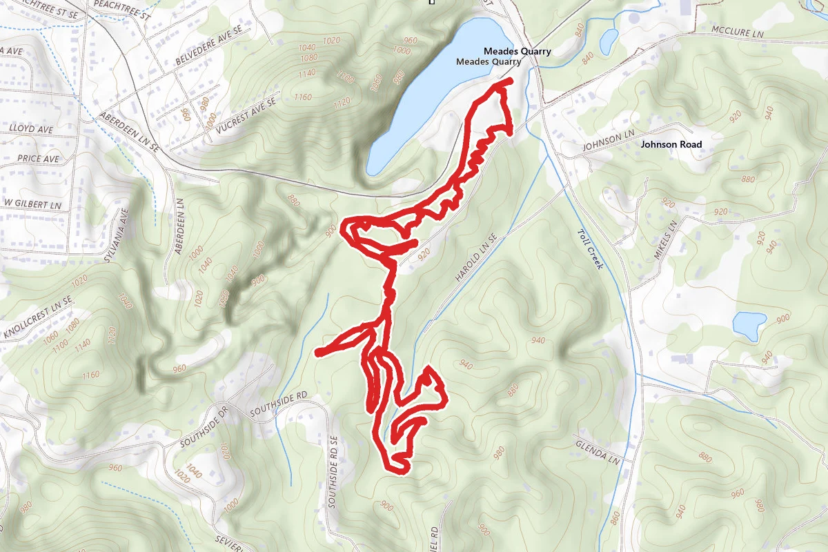 Flow and Hickory Trails