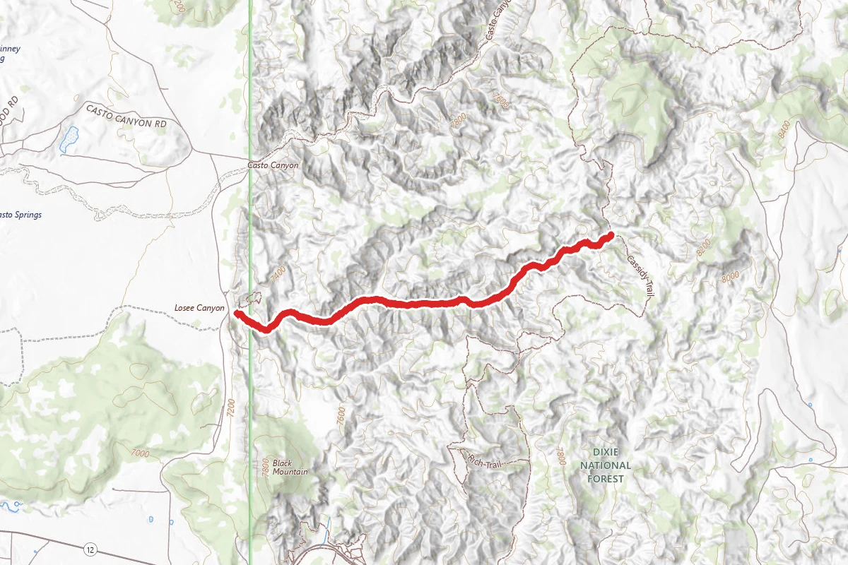 Losee Canyon Trail