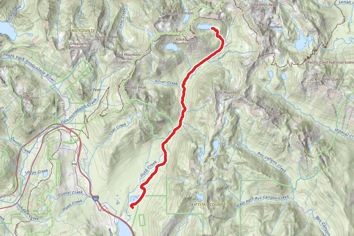 Gold Creek Trail to Joe Lake