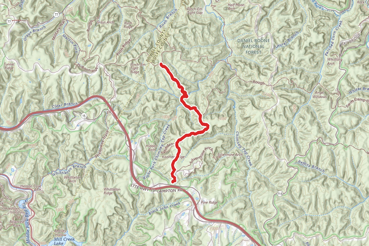 Buck Trail Via Koomer Ridge Trail