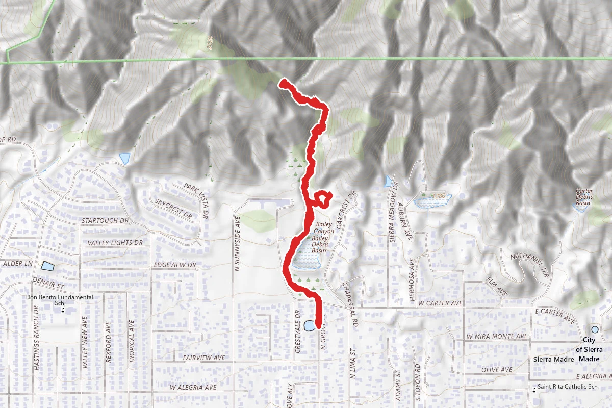 Bailey Canyon Nature Trail