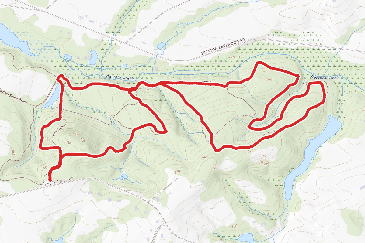 Doctor's Creek and Old Forge Trail