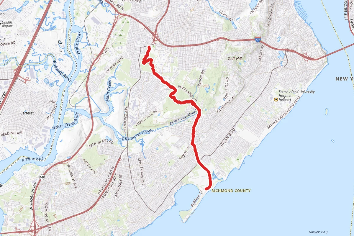 Staten Island Greenbelt White Trail