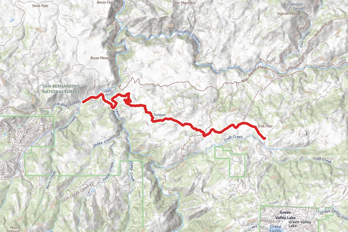 Dishpan Springs OHV Trail