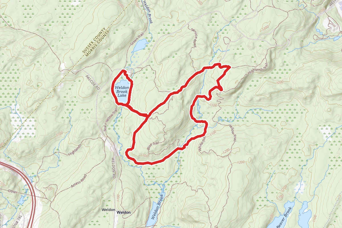 Mixed Color Wheel Trail