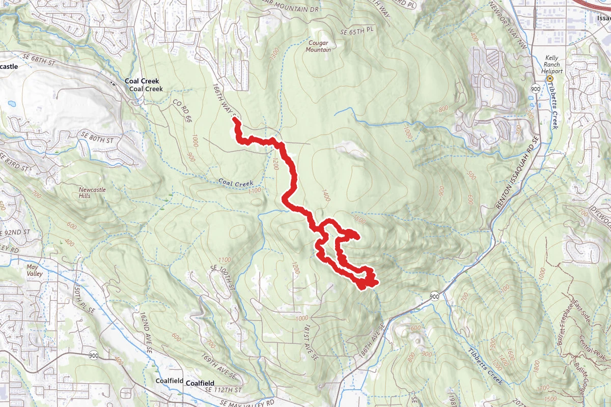 Fred's Railroad and Wilderness Peak Loop