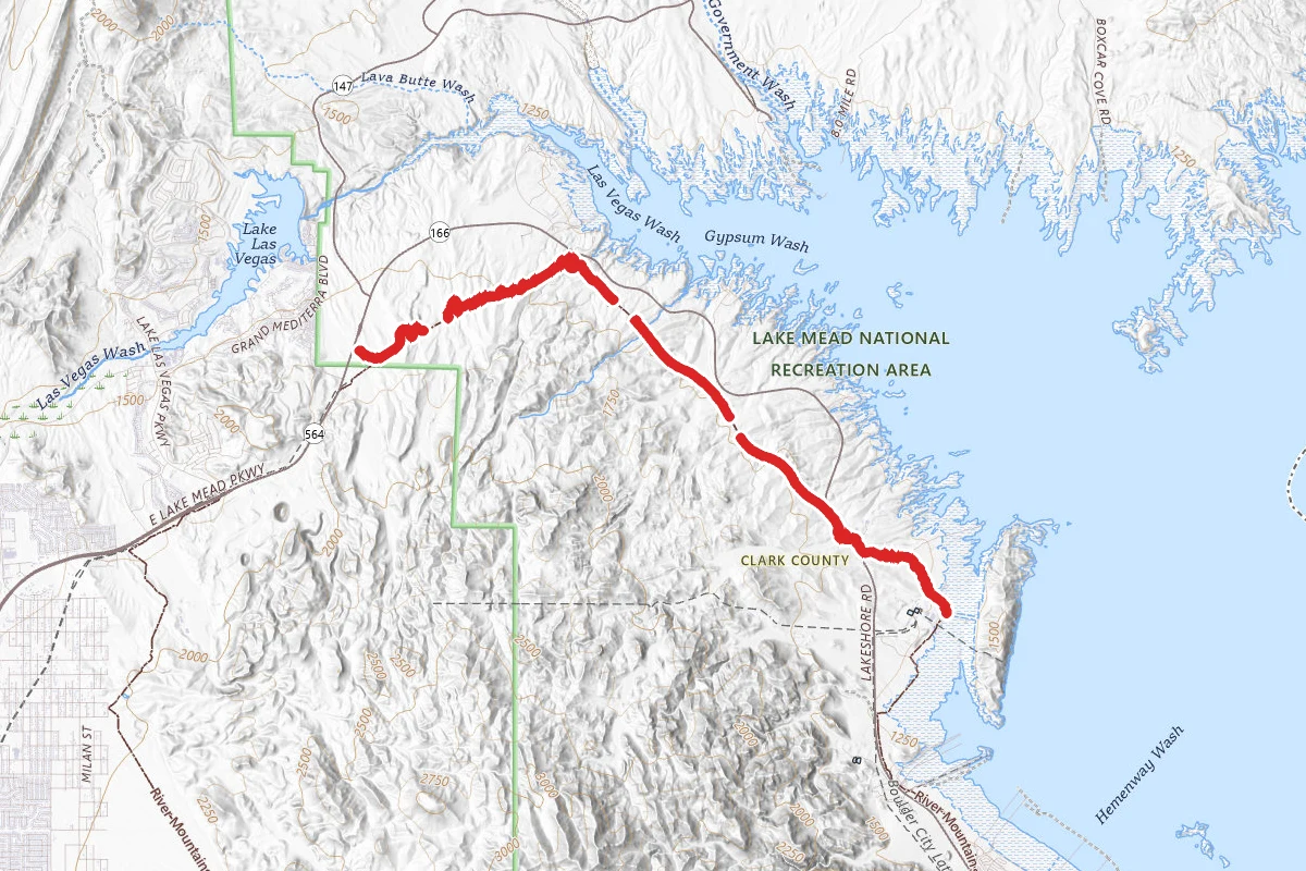 Saddle Island via River Mountains Loop Trail