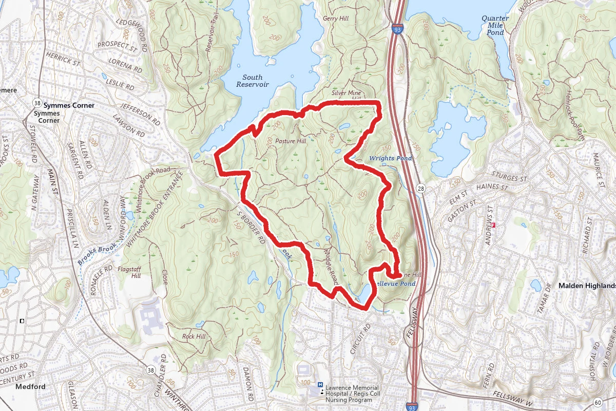 Southern Middlesex Fells Loop