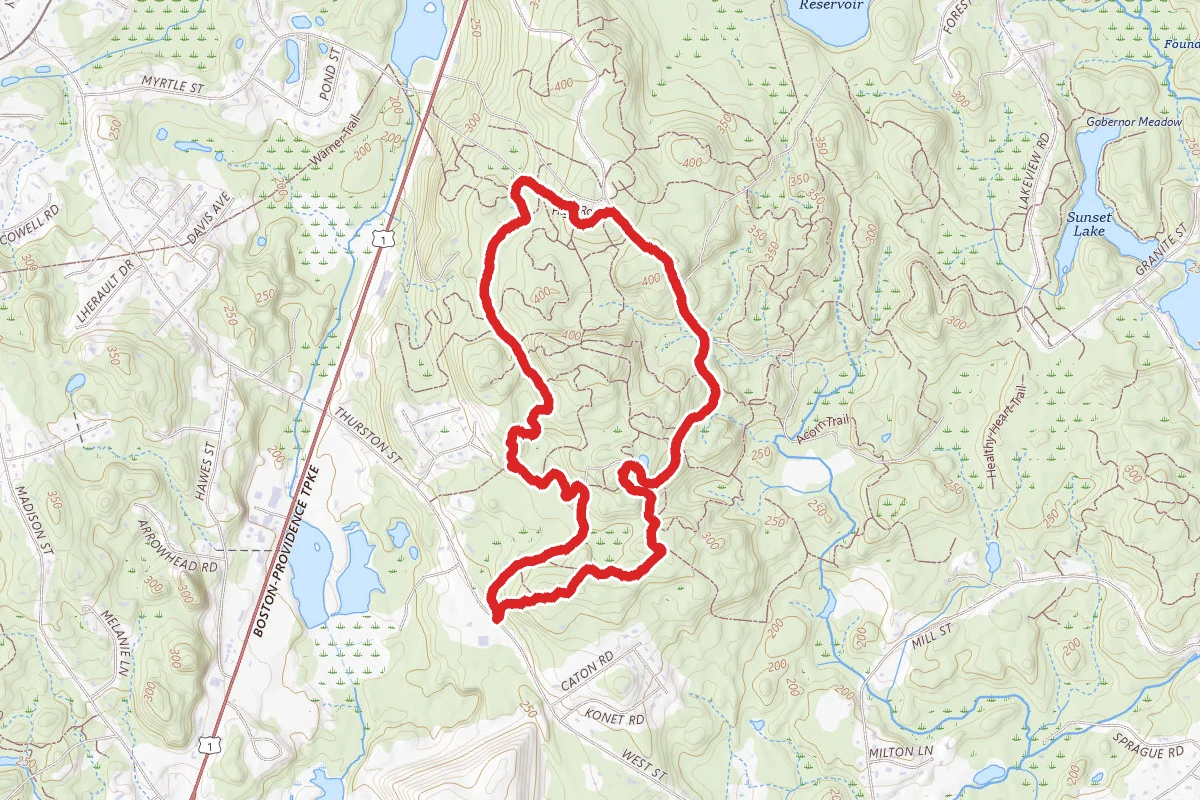 High Rock via Megley and High Rock Trail Loop
