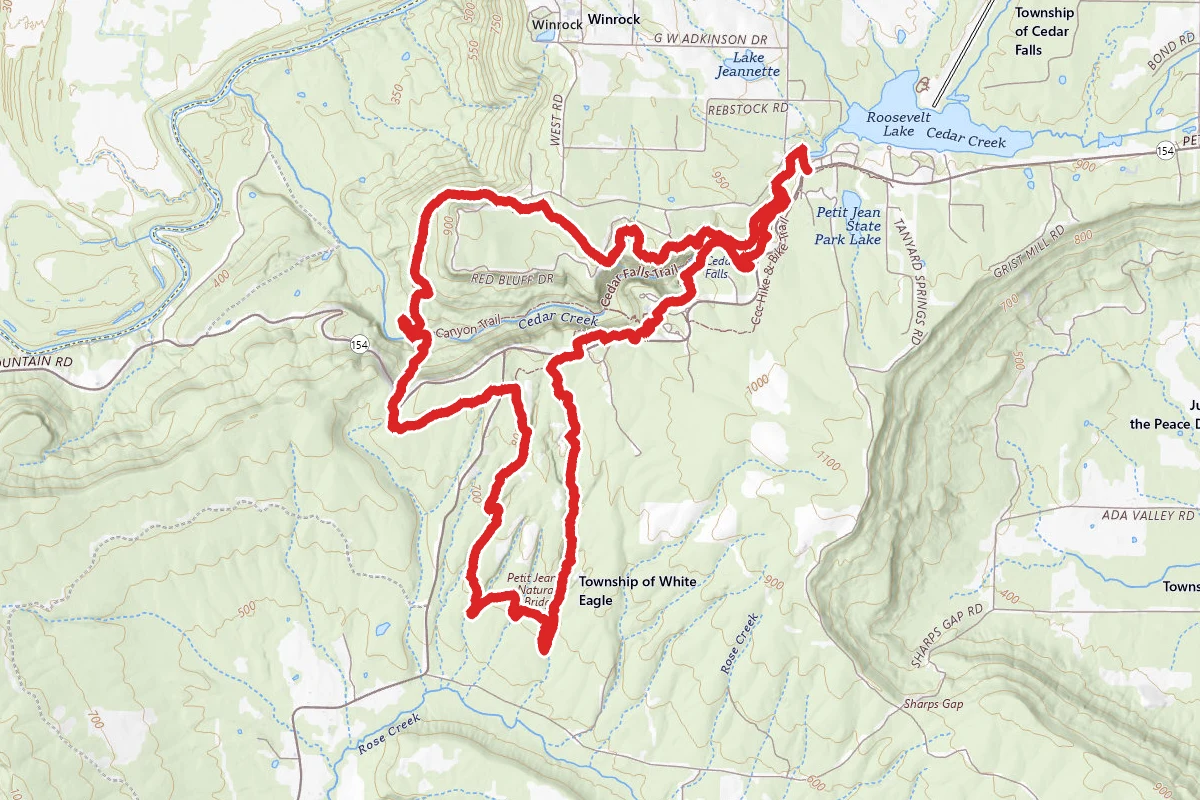 Winthrop P. Rockefeller and Seven Hollows Loop
