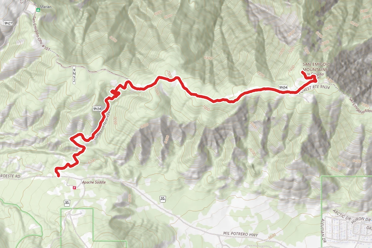 San Emigdio Mountain OHV Trail