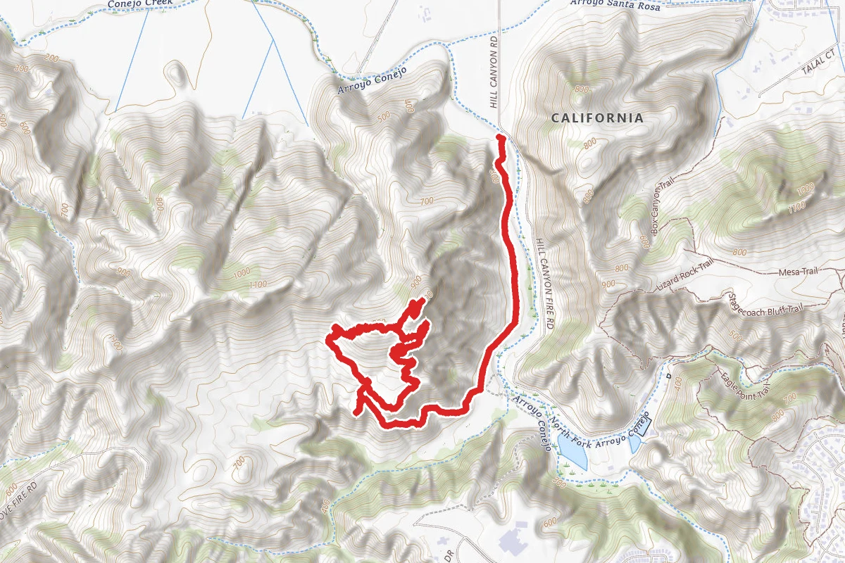 Mountain Elliot via Hill Canyon Trail