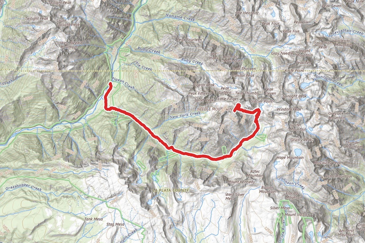 Chicago Basin to Mount Eolus
