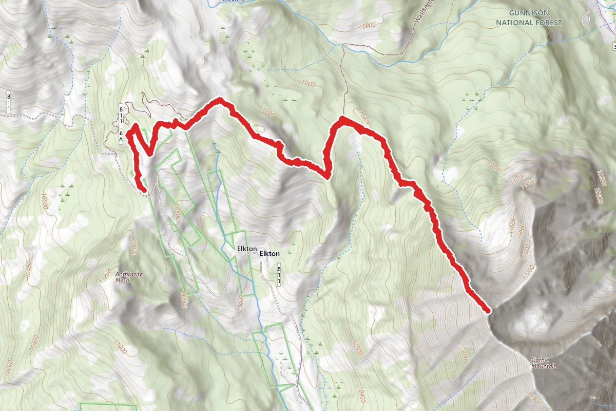 Gothic Mountain False Summit