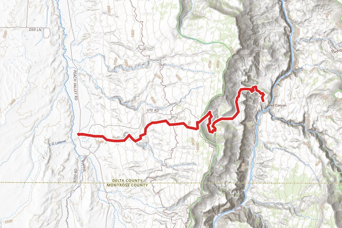 Gunnison Gorge via Ute trail
