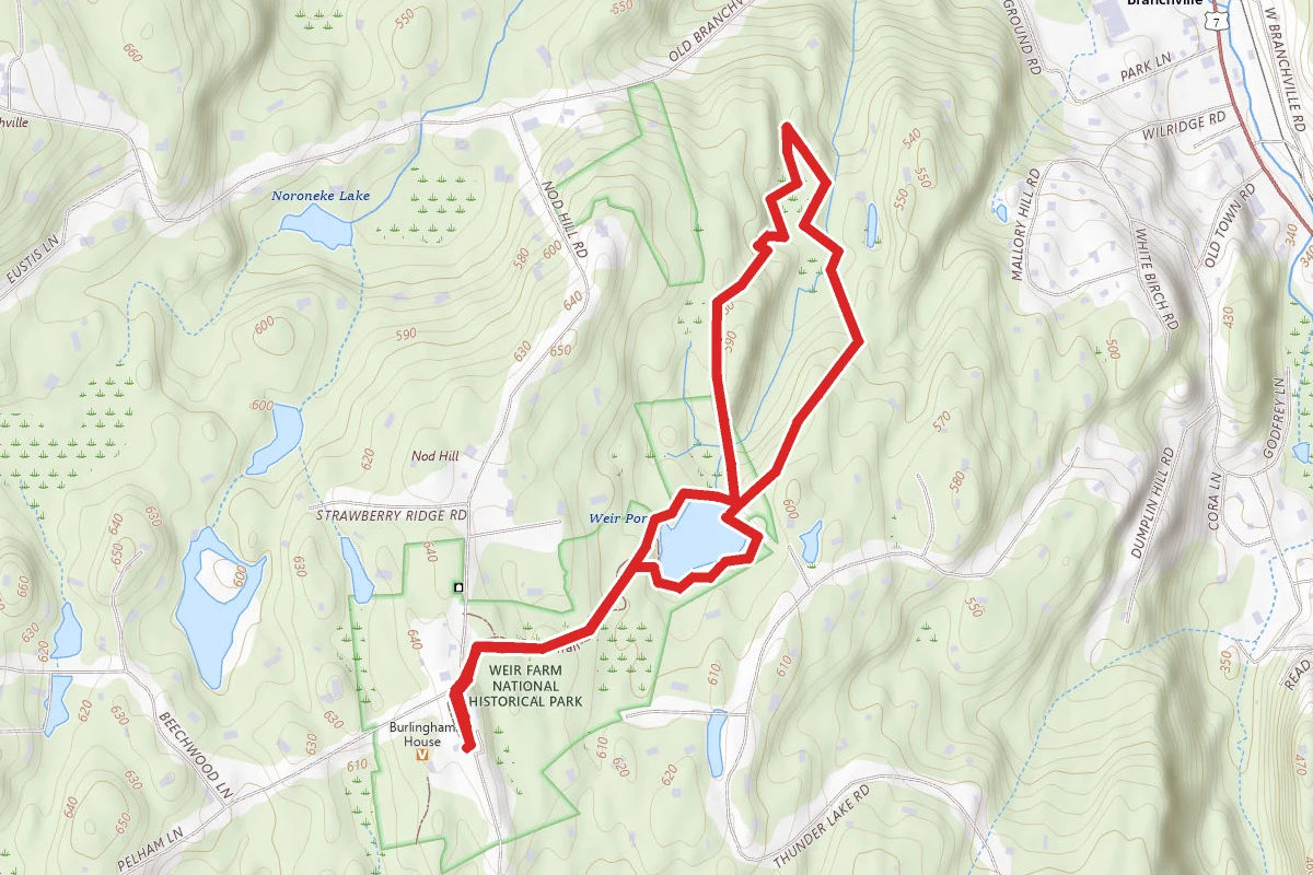 Weir Pond and Swamp Loop Trail