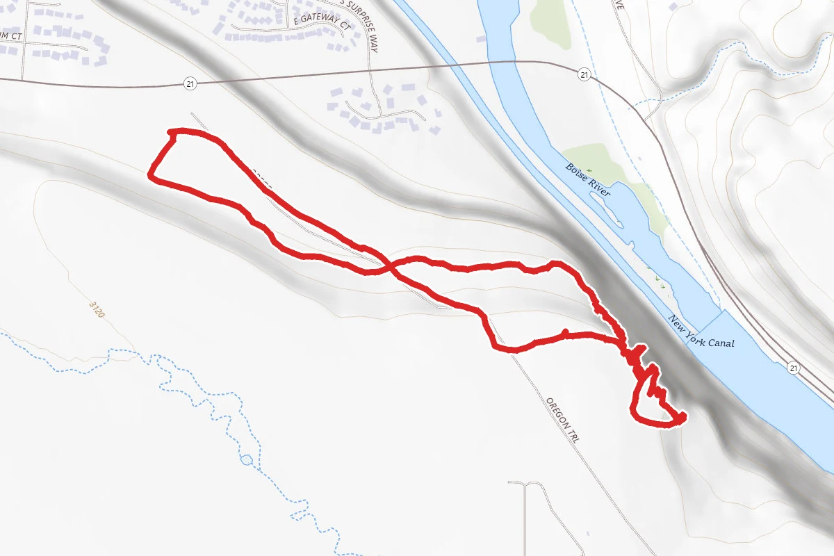 Cliffside & Upper Flat Trail