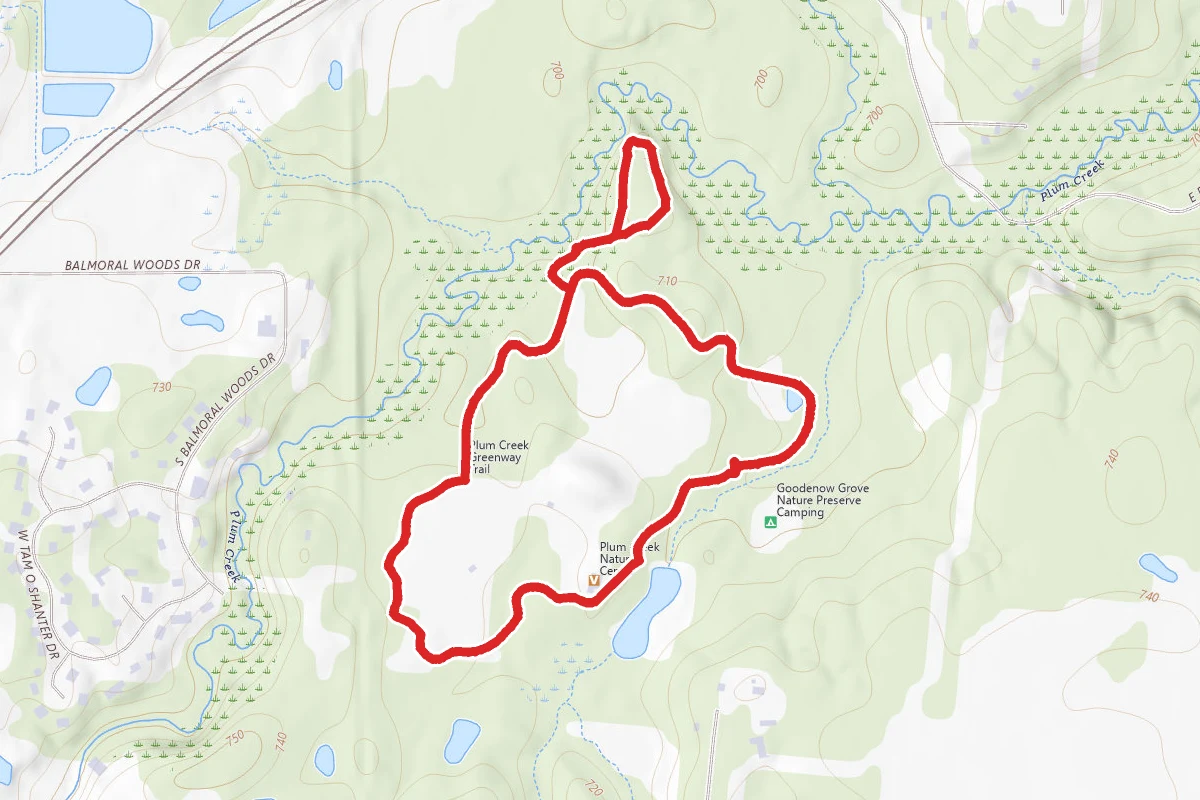 Scout, Oak Ridge, Plum Creek and Snapper Pond Loop
