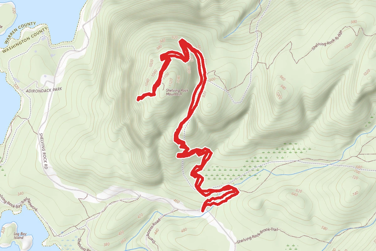 Shelving Rock Mountain Trail