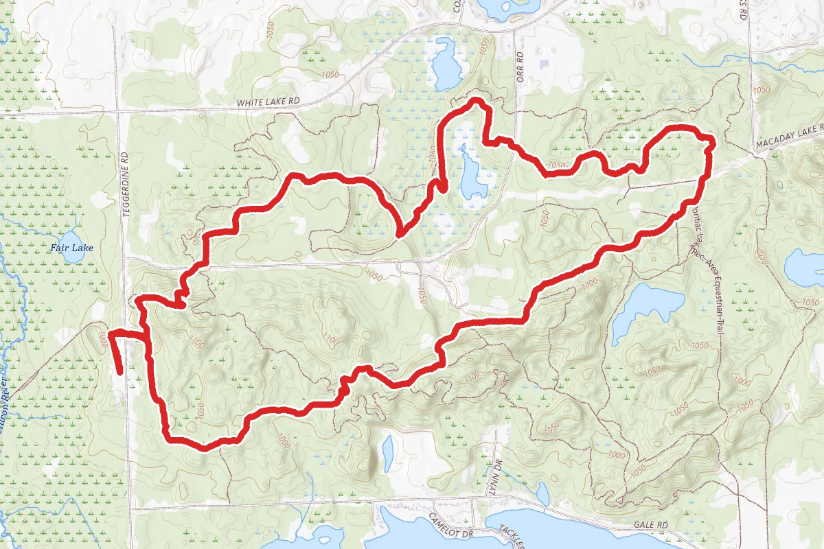 Pontiac Lake Equestrian Trail