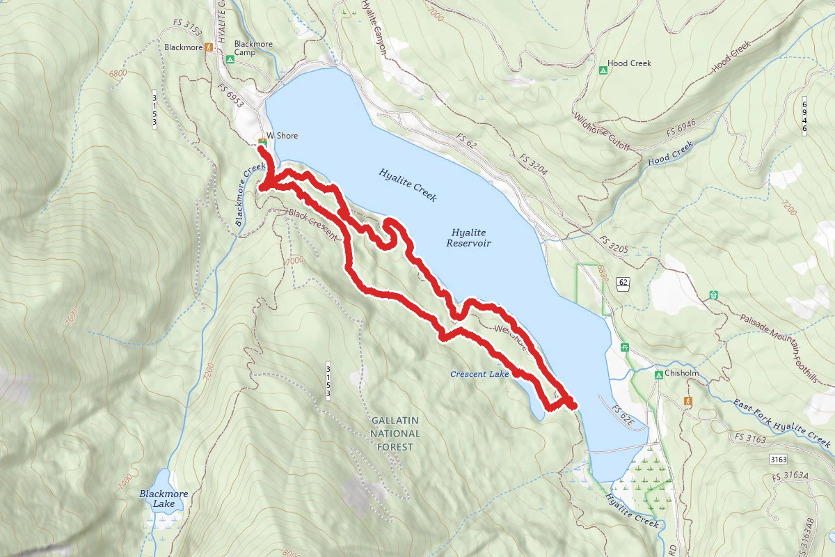 Hyalite Reservoir Loop Trail
