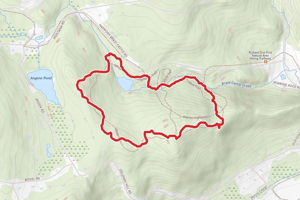 White and Blue Trail Loop