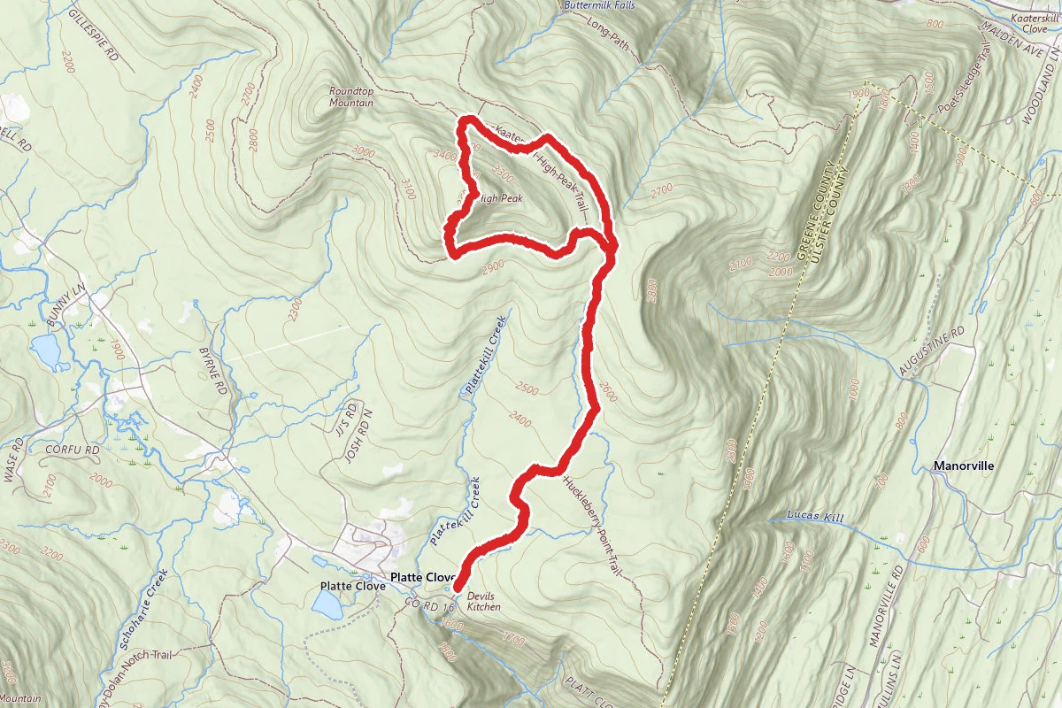 Kaaterskill High Peak Loop Trail