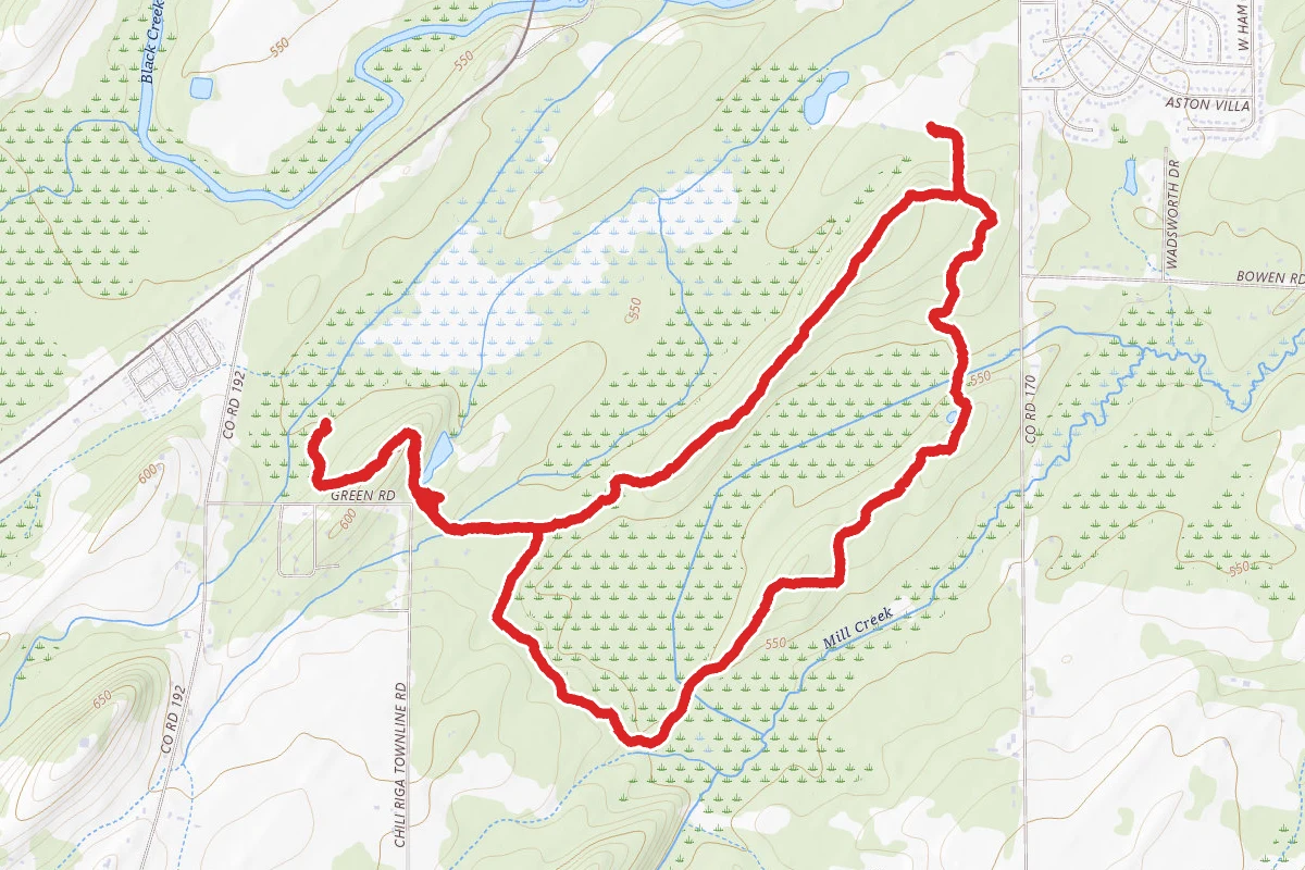 Black Creek Ridge and Wetlands Loop Trail