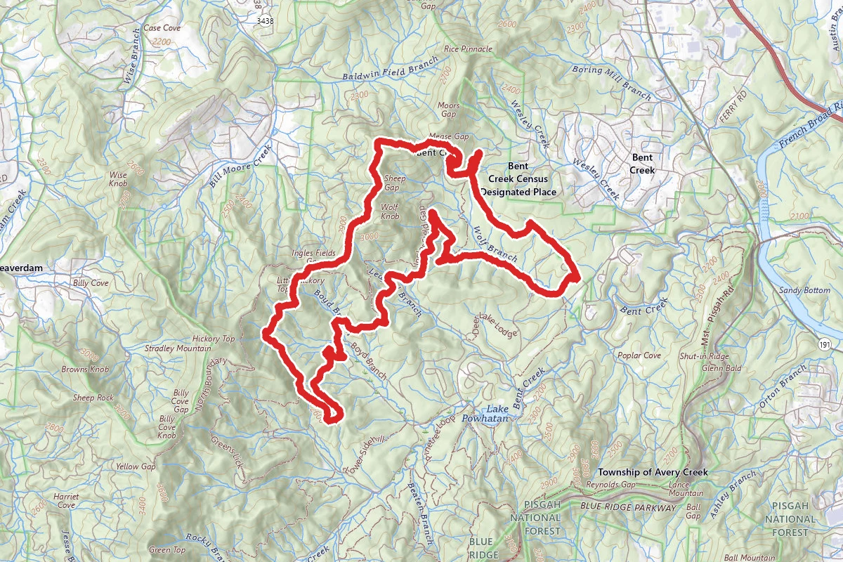 Wolf Knob and Little Hickory Top Loop