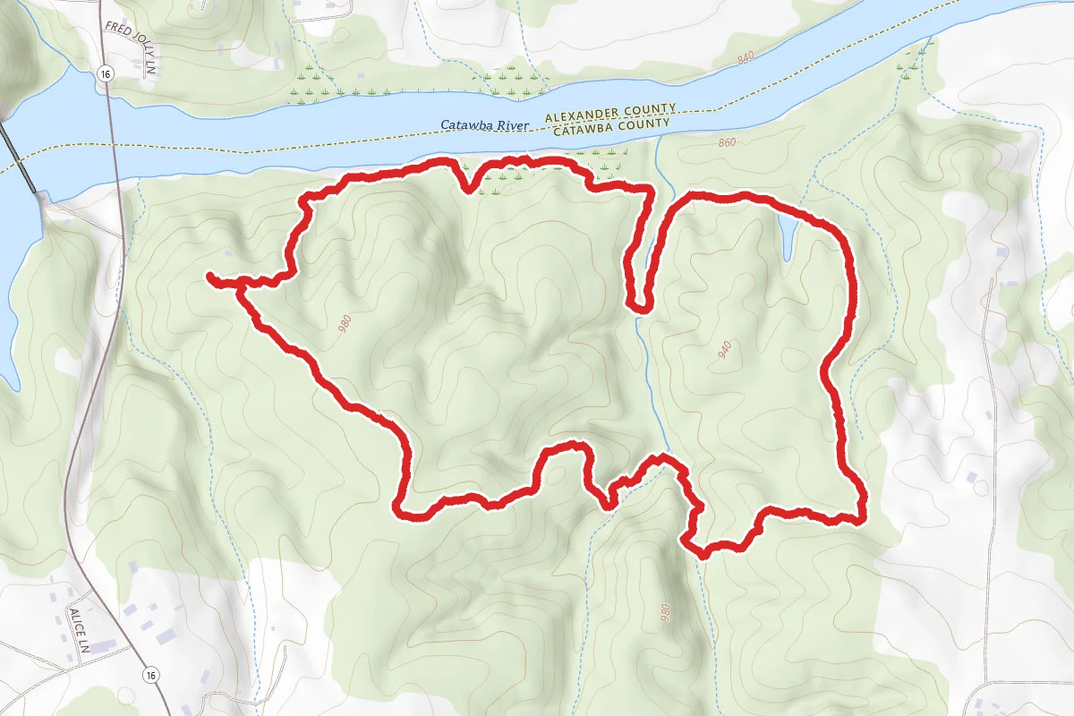 Riverbend Park Red Trail