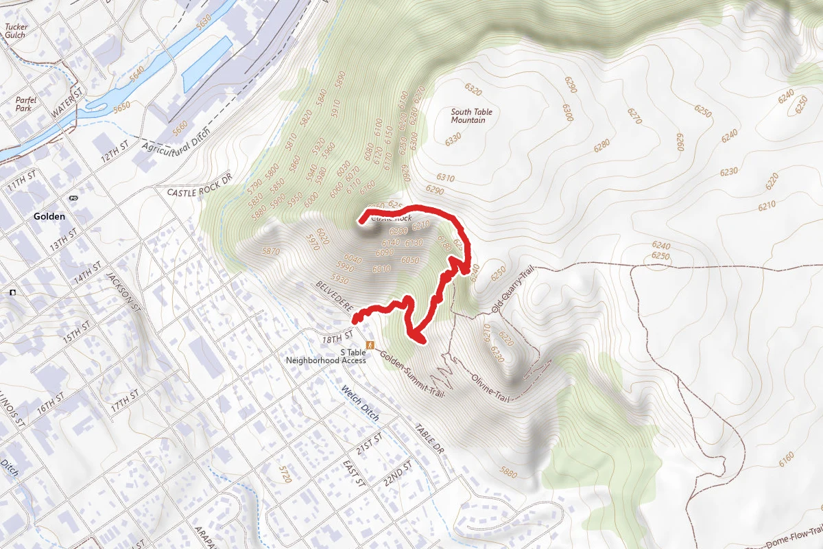 South Table Mountain Trail
