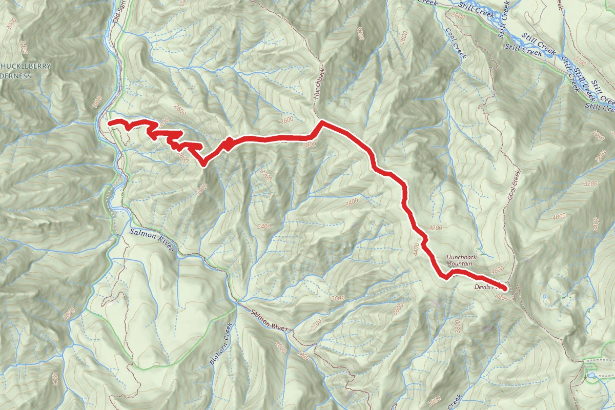 Devils Peak via Green Canyon Way & Hunchback Trails
