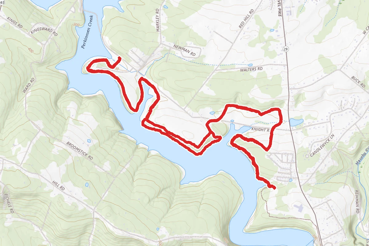Green Lane Reservoir Park Red Trail