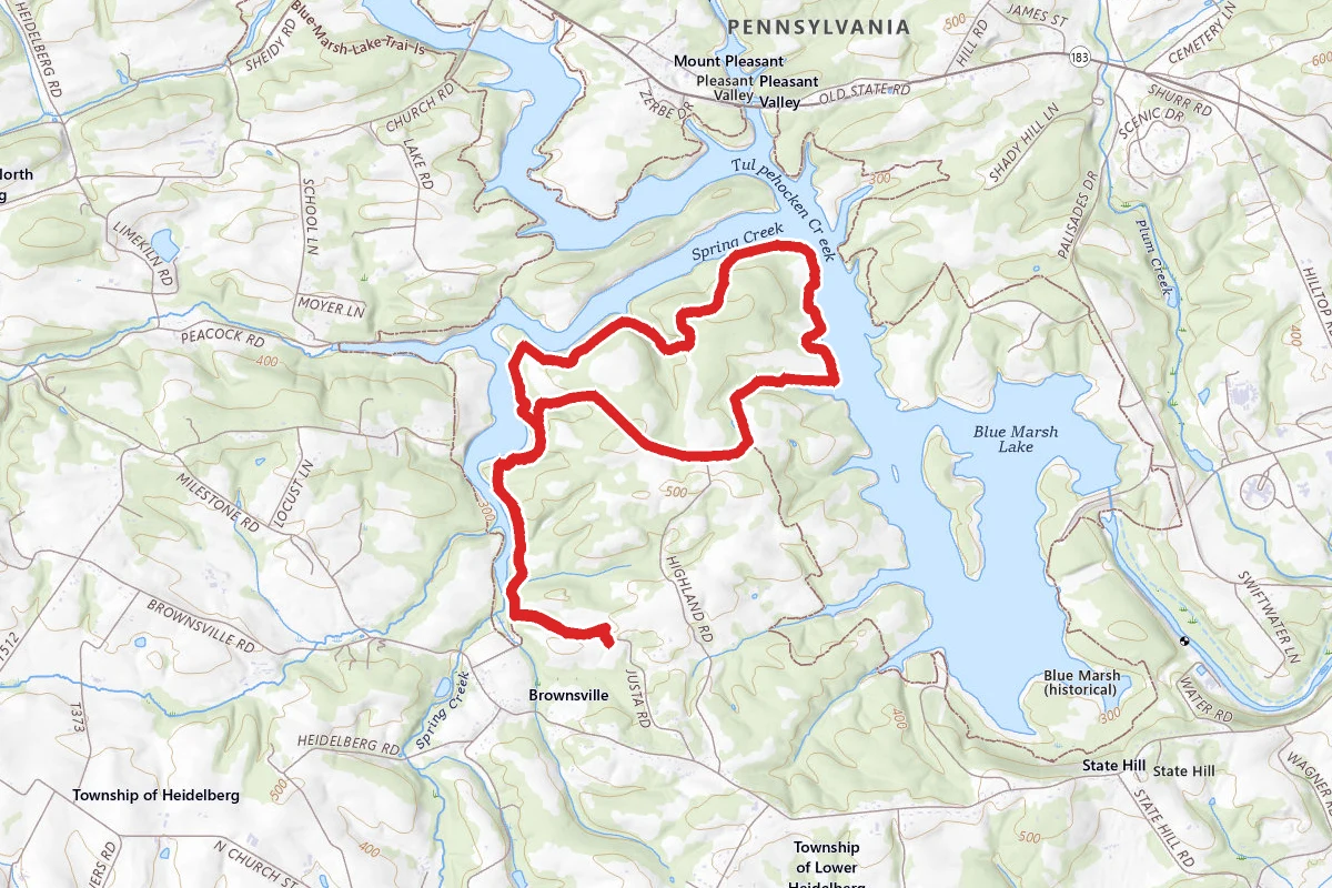 Lake Border Trail Loop