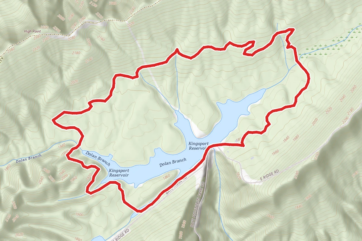 Chinquapin Trail and Lakeside Loop Trail