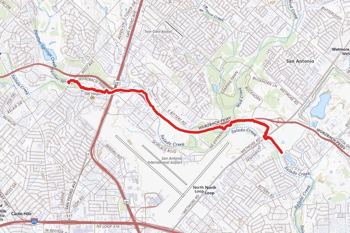 Salado Greenway from Walker Ranch