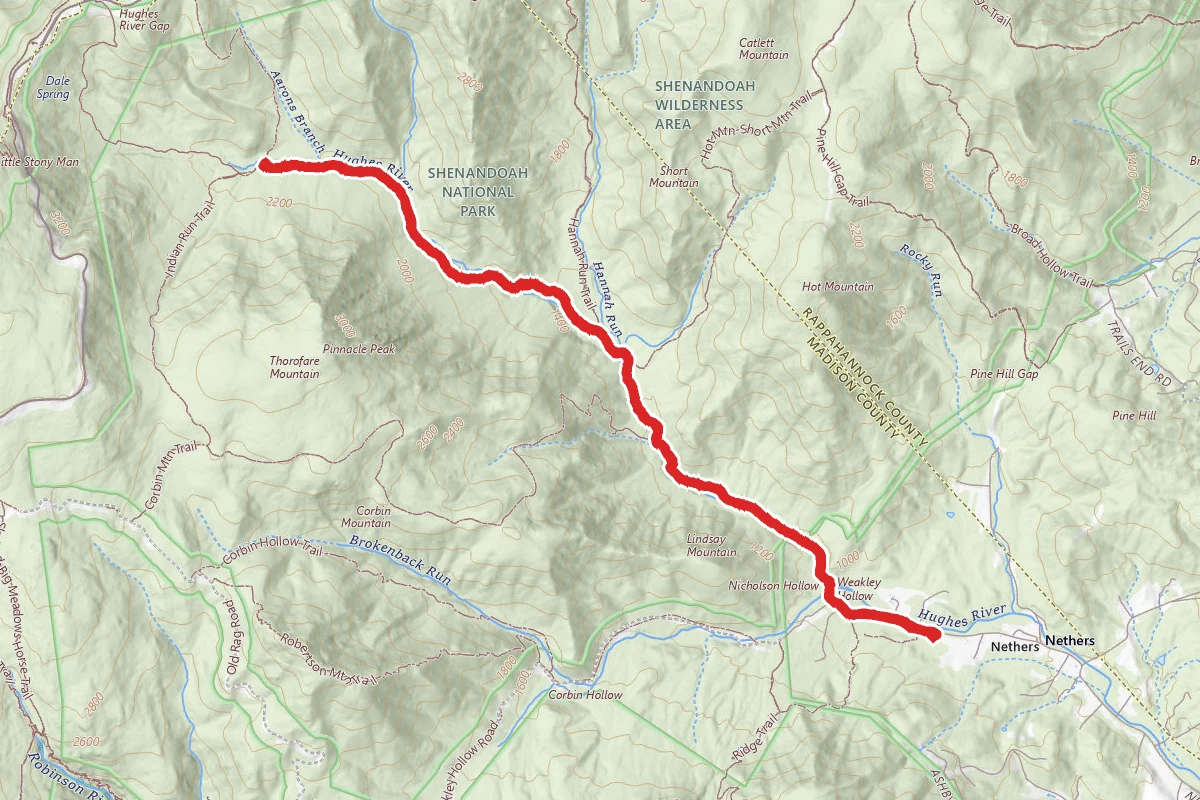 Nicholson Hollow to Corbin Cabin