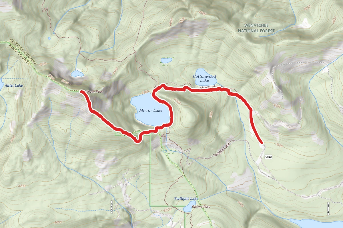 Tinkham Peak (Tinkham East Boot) Trail