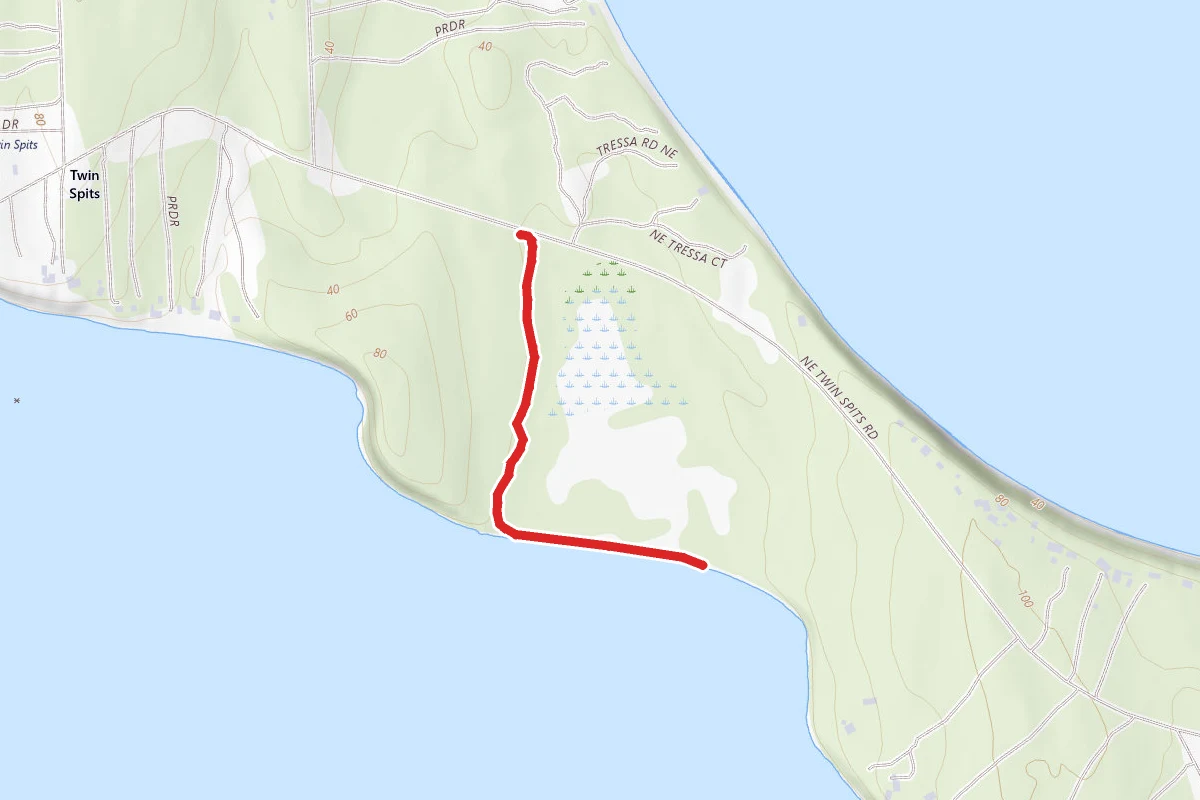 Foulweather Bluff Preserve Trail