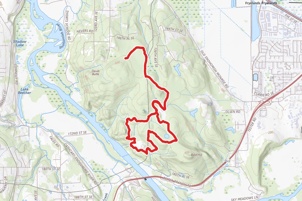 Pipeline, Temple Pond and Quarry Loop