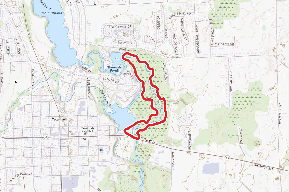 Indian Crossing Trails Park Loop
