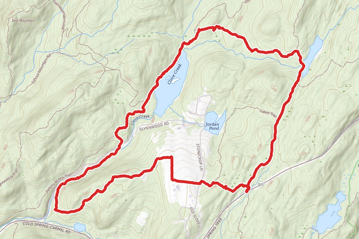 Charcoal Burners, Perkins and Fahnestock Trail Loop