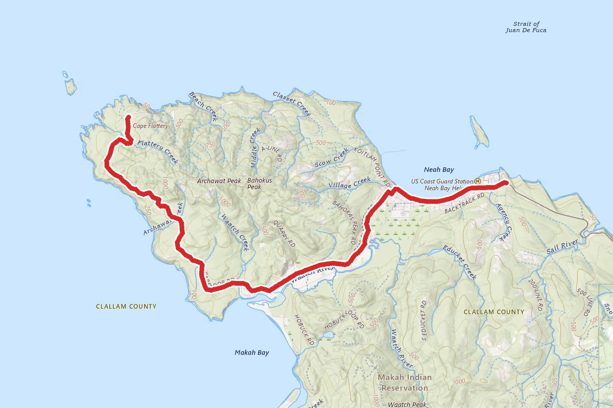 Cape Flattery Tribal Scenic Byway