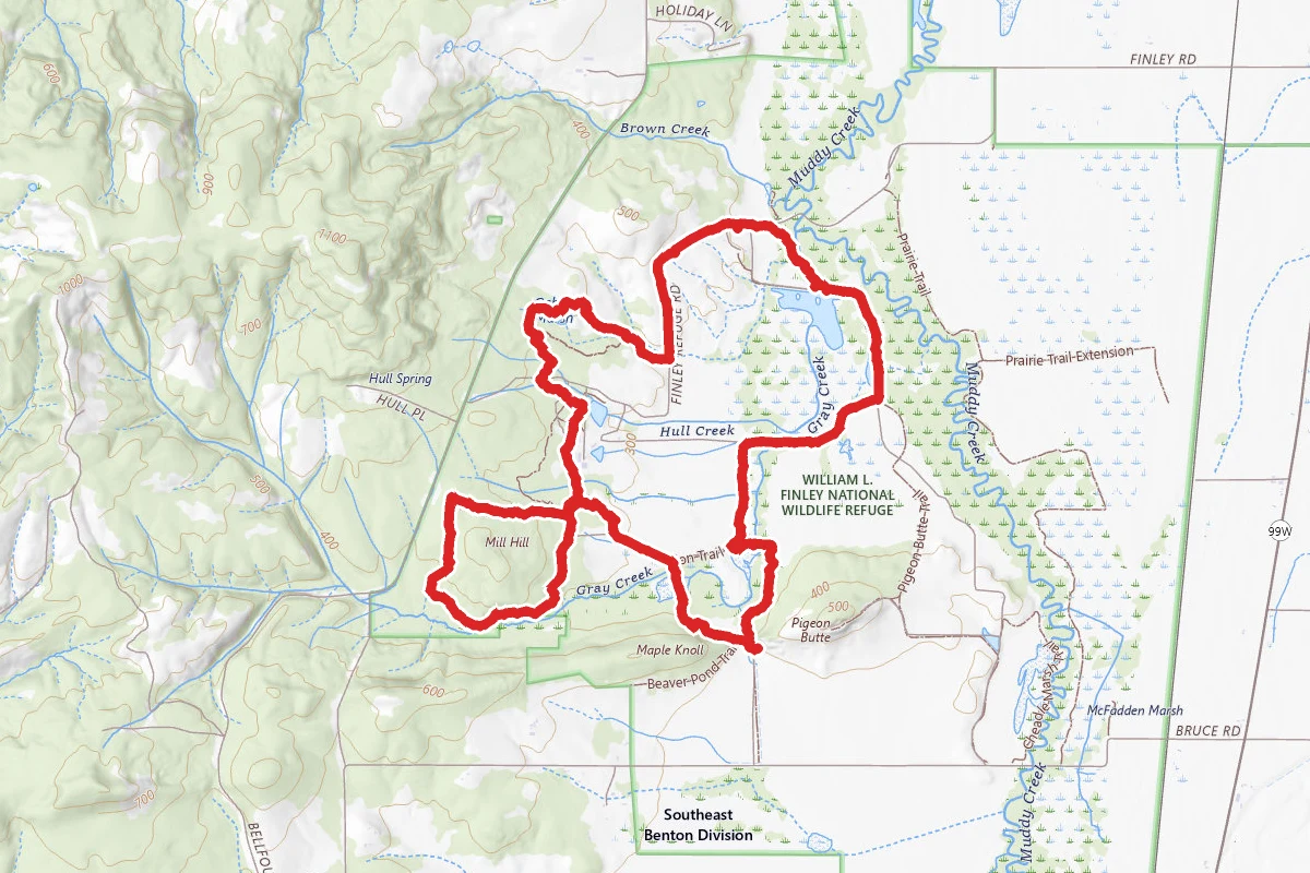 William L. Finley National Wildlife Refuge Mega Loop