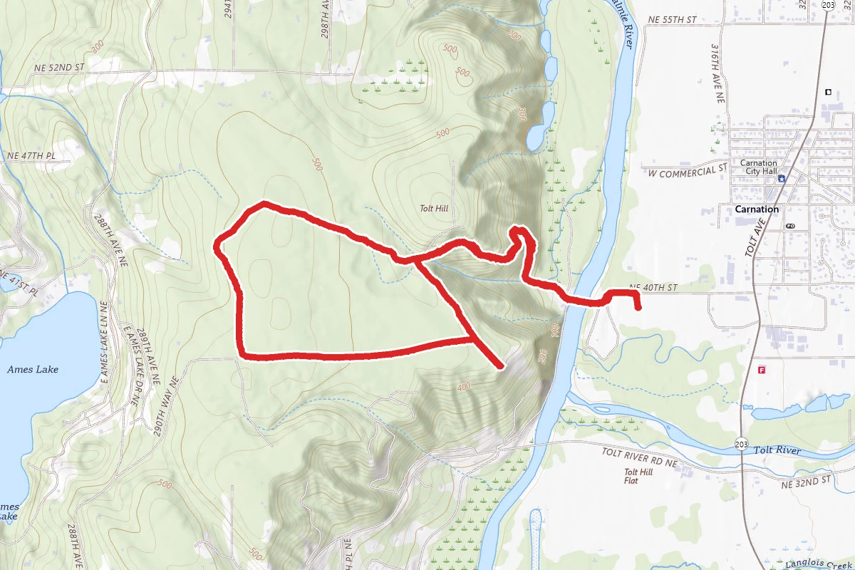 John MacDonald Park Mountain Bike Trails Loop