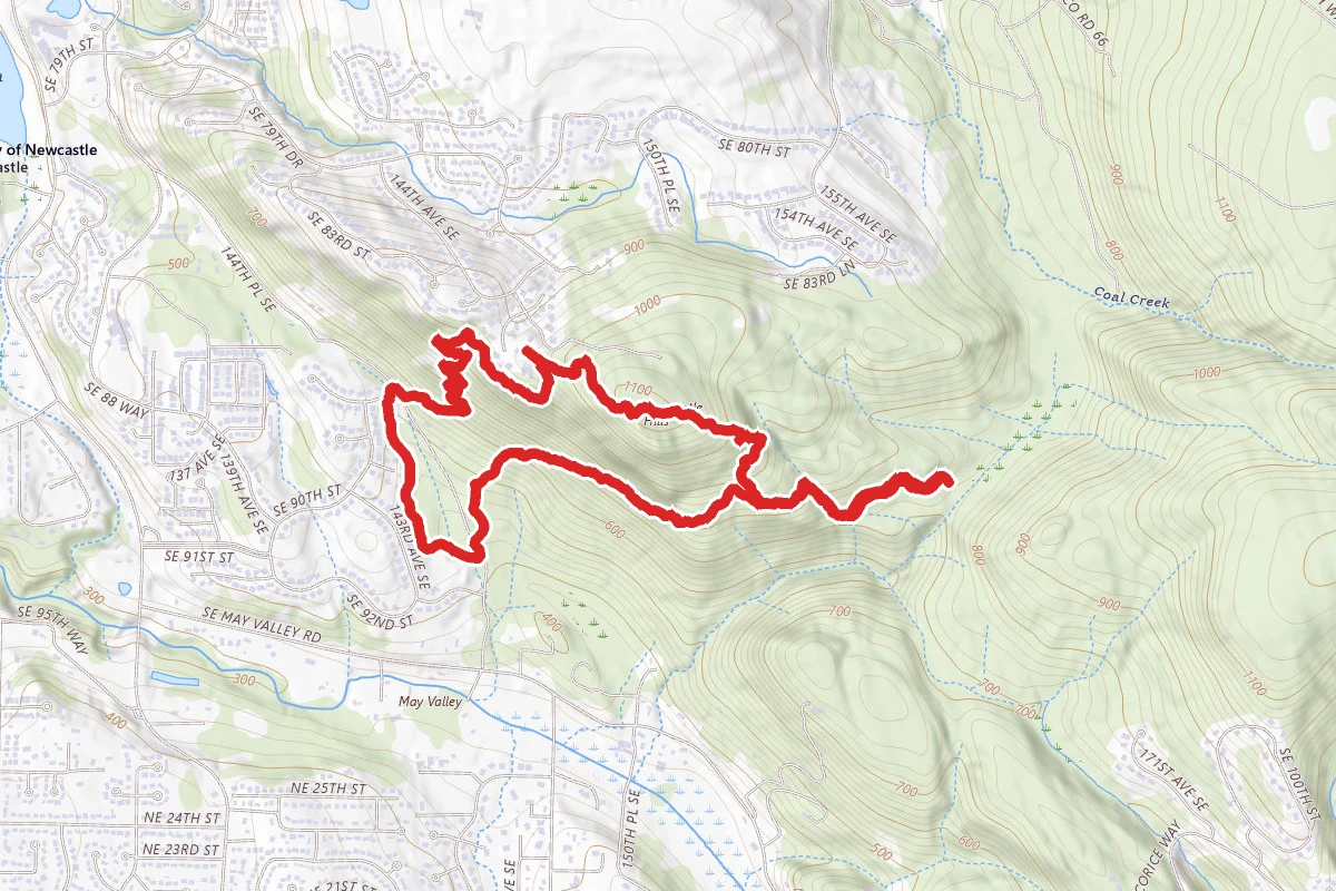 Newcastle Highlands to De Leo Wall Loop