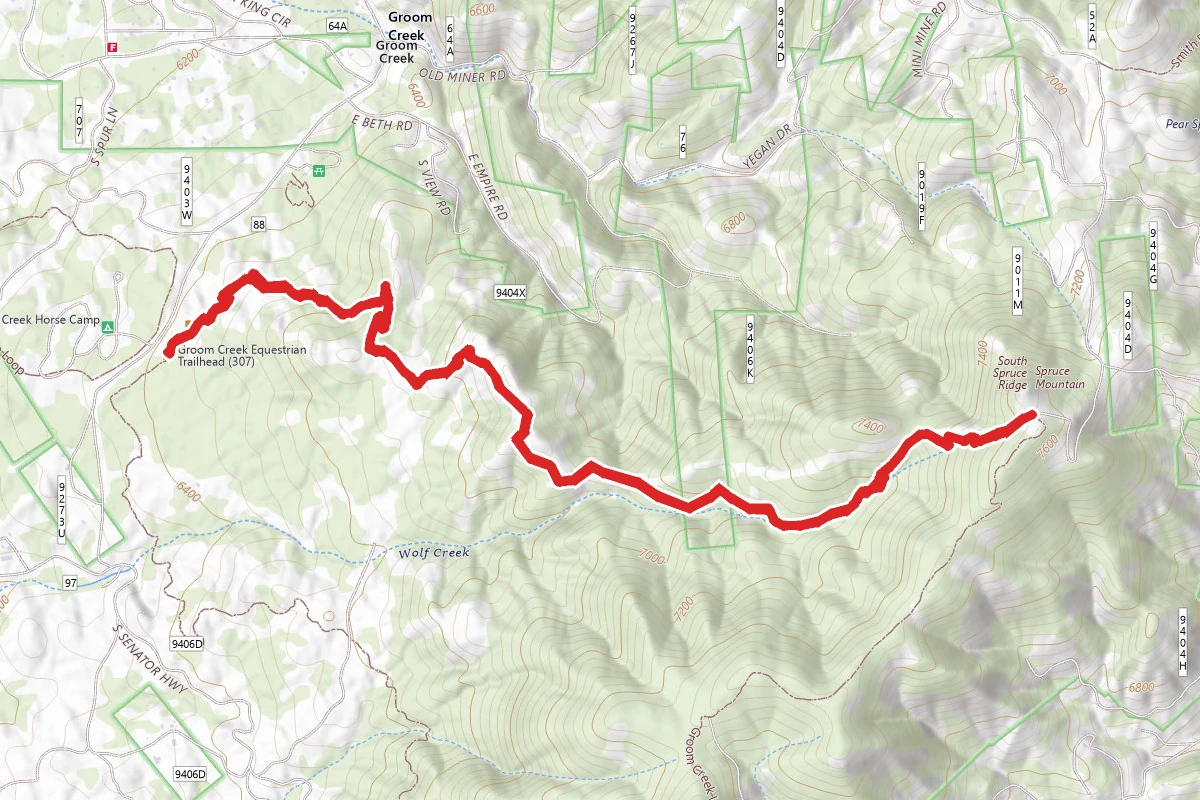 Spruce Mountain via 307 Trail